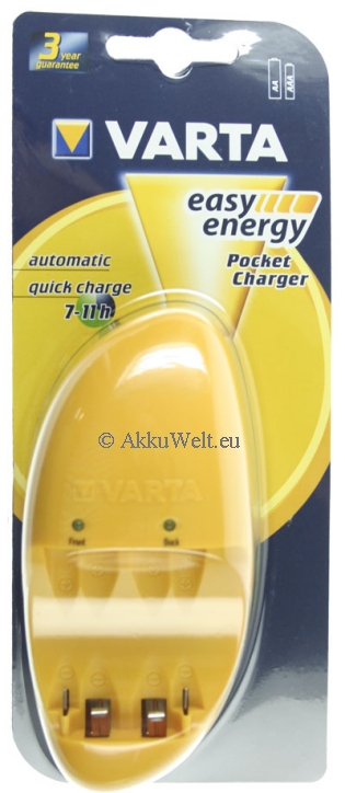 Varta  Easy Energy Pocket Charger  7-11 Stunden without batterie